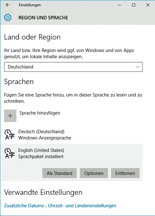 sprachpaket deutsch windows 10